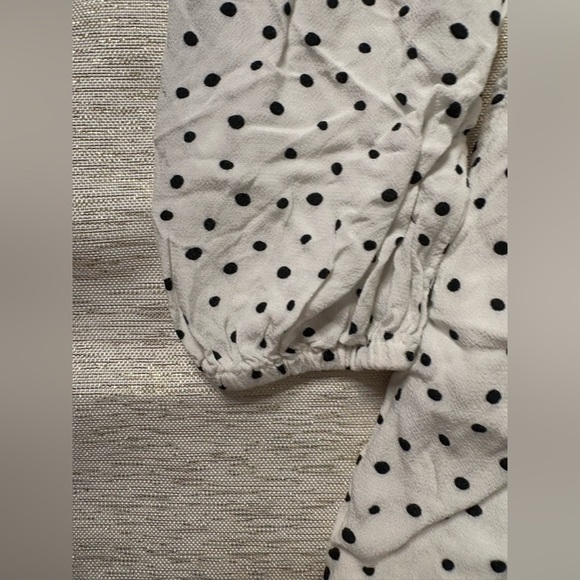 Abercrombie & Fitch Dress Size S Women’s Long Sleeve High Neck Polka Dot Mini - Picture 6 of 8